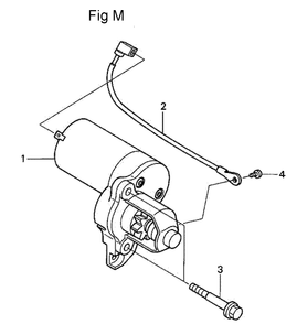 Fig-13 Diagram and Parts List for GC160A Type QEA Honda Engine