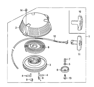Fig-0 Diagram and Parts List for GXV160UH2 Type N5AH Honda Engine