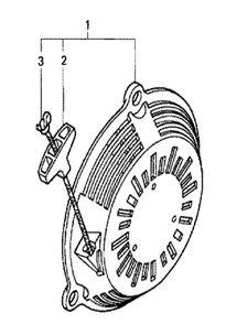 Fig-0 Diagram and Parts List for GC160A Type SHE Honda Engine