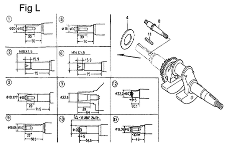 Fig-12 Diagram and Parts List for GC160A Type QHE5 Honda Engine