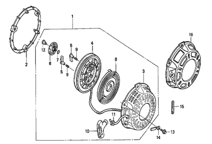 Fig-0 Diagram and Parts List for GX200 Type QTP Honda Engine