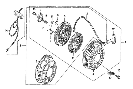 Fig-0 Diagram and Parts List for GX160K1 Type LHB3 Honda Engine