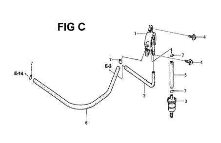 Fig-3 Diagram and Parts List for GXV530 Type PXA1 Honda Engine