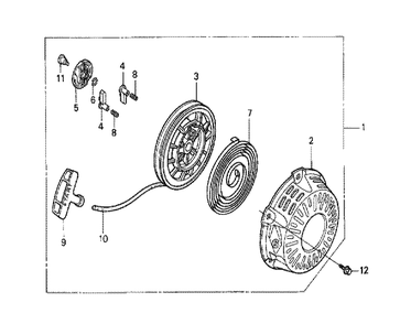Fig-0 Diagram and Parts List for GX120K1 (VEX)(43-9099999) Honda Engine