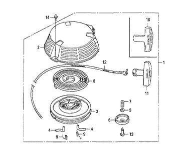 Fig-0 Diagram and Parts List for GXV160UH2 Type SFL Honda Engine