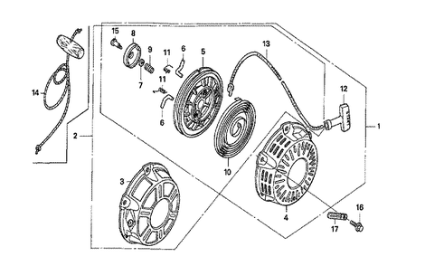 Fig-0 Diagram and Parts List for GX160K1 Type VS Honda Engine