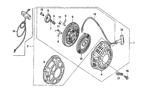 Fig-0 Diagram and Parts List for GX160K1 Type VES Honda Engine