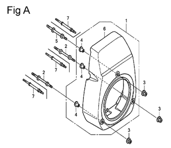 Fig-1 Diagram and Parts List for GC160 Type SHJ Honda Engine