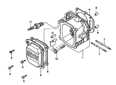 Fig-0 Diagram and Parts List for GXV140 Type A1 Honda Engine