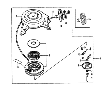 Fig-0 Diagram and Parts List for GXV160K1 Type N12 Honda Engine