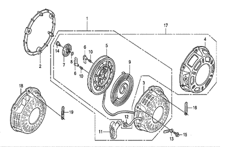 Fig-0 Diagram and Parts List for GX200 LX2-Seri-19-8999999 Honda Engine
