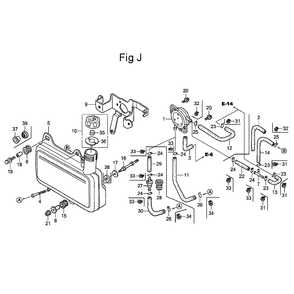Fig-10 Diagram and Parts List for GC135 Type QHA Honda Engine