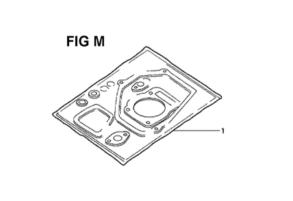 Fig-13 Diagram and Parts List for GXV140 Type A1 Honda Engine