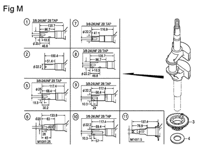 Fig-13 Diagram and Parts List for GCV160LA0 Type N1A Honda Engine