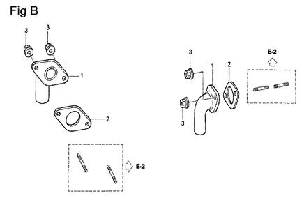 Fig-2 Diagram and Parts List for GCV530 Type QEA Honda Engine