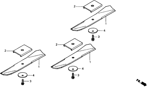 Part Location Diagram of 72513-758-N00 Honda Blade, Rotary