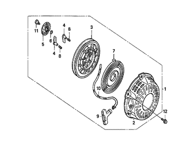 Fig-0 Diagram and Parts List for GX160K1 Type SNX Honda Engine
