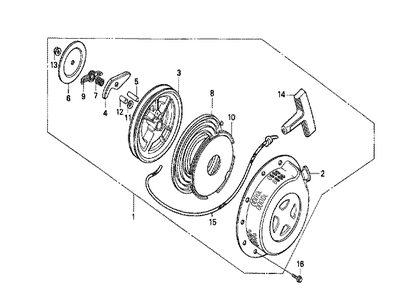 Fig-0 Diagram and Parts List for GX160K1 (VSG)(86-9099999) Honda Engine