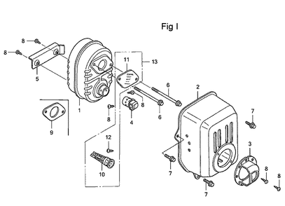 Fig-9 Diagram and Parts List for GC160 Type VHA Honda Engine