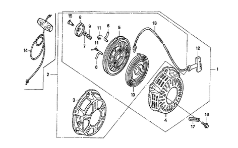Fig-0 Diagram and Parts List for GX160K1 Type VSD Honda Engine