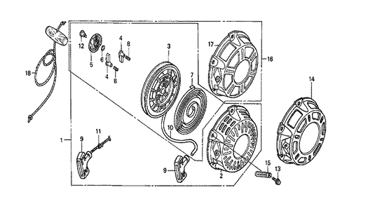 Fig-0 Diagram and Parts List for GX160K1 (QMC6)(20-8669999) Honda Engine