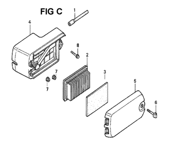 Fig-13 Diagram and Parts List for GXV140 Type MAH Honda Engine