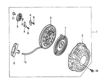 Fig-0 Diagram and Parts List for GX120K1 (SJC1)(43-9999999) Honda Engine