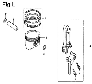 Fig-12 Diagram and Parts List for GC135 Type PHC Honda Engine