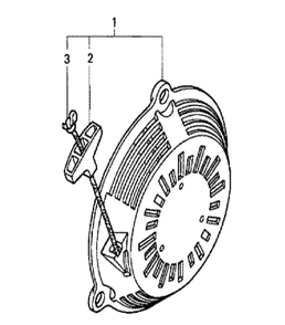 Fig-0 Diagram and Parts List for GC160 Type PXD Honda Engine