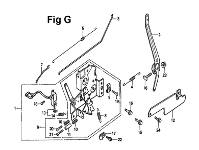 Fig-8 Diagram and Parts List for GXV140 Type A2 Honda Engine
