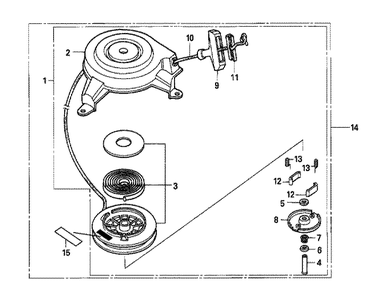 Fig-0 Diagram and Parts List for GXV160A1 Type N1AH Honda Engine