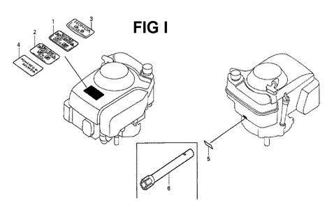 Fig-12 Diagram and Parts List for GXV160K1 Type A1 Honda Engine