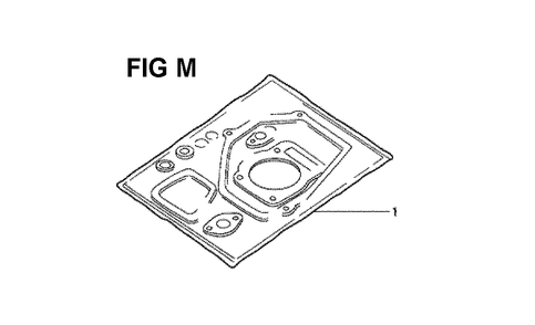 Fig-13 Diagram and Parts List for GXV160 Type N5C Honda Engine