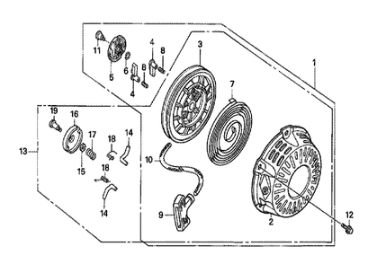 Part Location Diagram of 87516-Z1T-J00 Honda Mark, Operator Caution