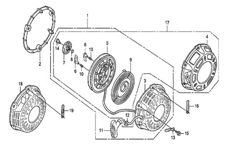 Fig-0 Diagram and Parts List for GX200 NX-Seri-19-8999999 Honda Engine