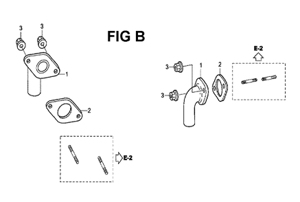 Fig-13 Diagram and Parts List for GXV530 Type SXE2 Honda Engine