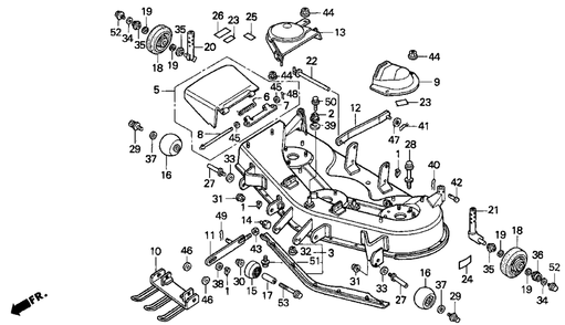 Part Location Diagram of 76322-769-L00 Honda Shaft, Rr. Link (Not Available)