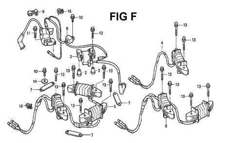 Fig-13 Diagram and Parts List for GXV530 Type QXU4A Honda Engine