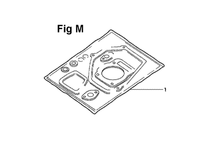 Fig-10 Diagram and Parts List for GXV120 Type N2T Honda Engine
