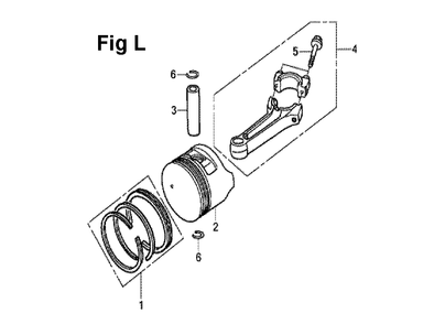Fig-3 Diagram and Parts List for GXV160UH2 Type SFY Honda Engine