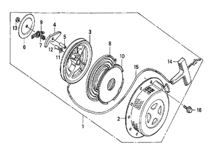 Fig-0 Diagram and Parts List for GX200 QVL-Seri-10-1899999 Honda Engine