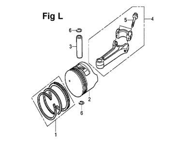 Fig-11 Diagram and Parts List for GXV160UH2 Type N1 Honda Engine