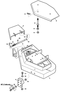 Cutterdeck (36-Inch And 48-Inch) Diagram and Parts List for CD7048K1CCD1 (Type  48)(CCD1-2000001 - 9999999) Honda Lawn Tractor Accessories
