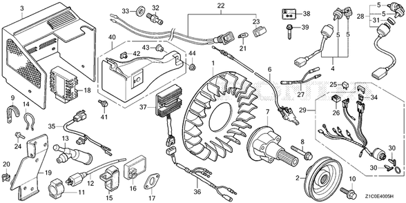 Other Parts (6) Diagram and Parts List for GX390UT2 (Type  SCC/B)(GCBCT-1000001 - 3485996) Honda Engine