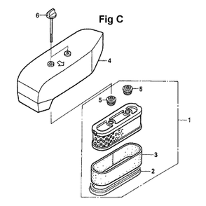 Fig-4 Diagram and Parts List for GXV160UA1 Type N1AH Honda Engine