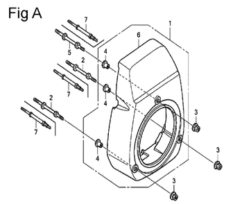 Fig-1 Diagram and Parts List for GC160 Type VHJ Honda Engine