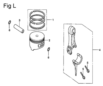 Fig-13 Diagram and Parts List for GX100U Type KRS2 Honda Engine