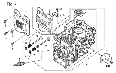 Fig-11 Diagram and Parts List for GCV160LE Type A7H1 Honda Engine