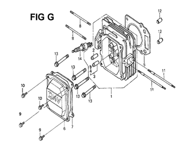 Fig-5 Diagram and Parts List for GXV160 Type SFCA Honda Engine