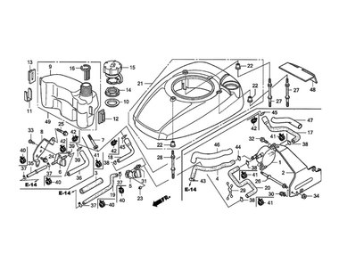 Fan Cover Diagram and Parts List for GCV190-LABHH-ED  Honda Engine